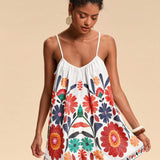 Macacão Solto com Estampa Floral