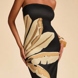 Vestido Longo Bandeau