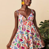 Vestido Curto Sem Mangas