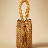 Bolsa Sacola Estilo Boho com Franjas